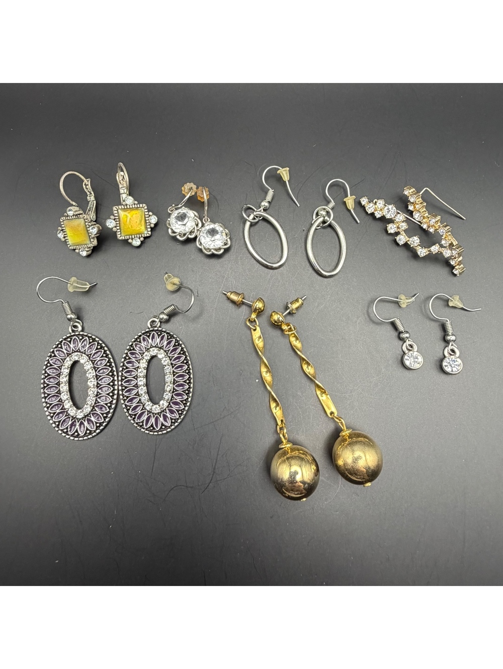 Earrings Vintage Costume Jewelry Lot